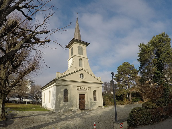 Vue du temple de Broye